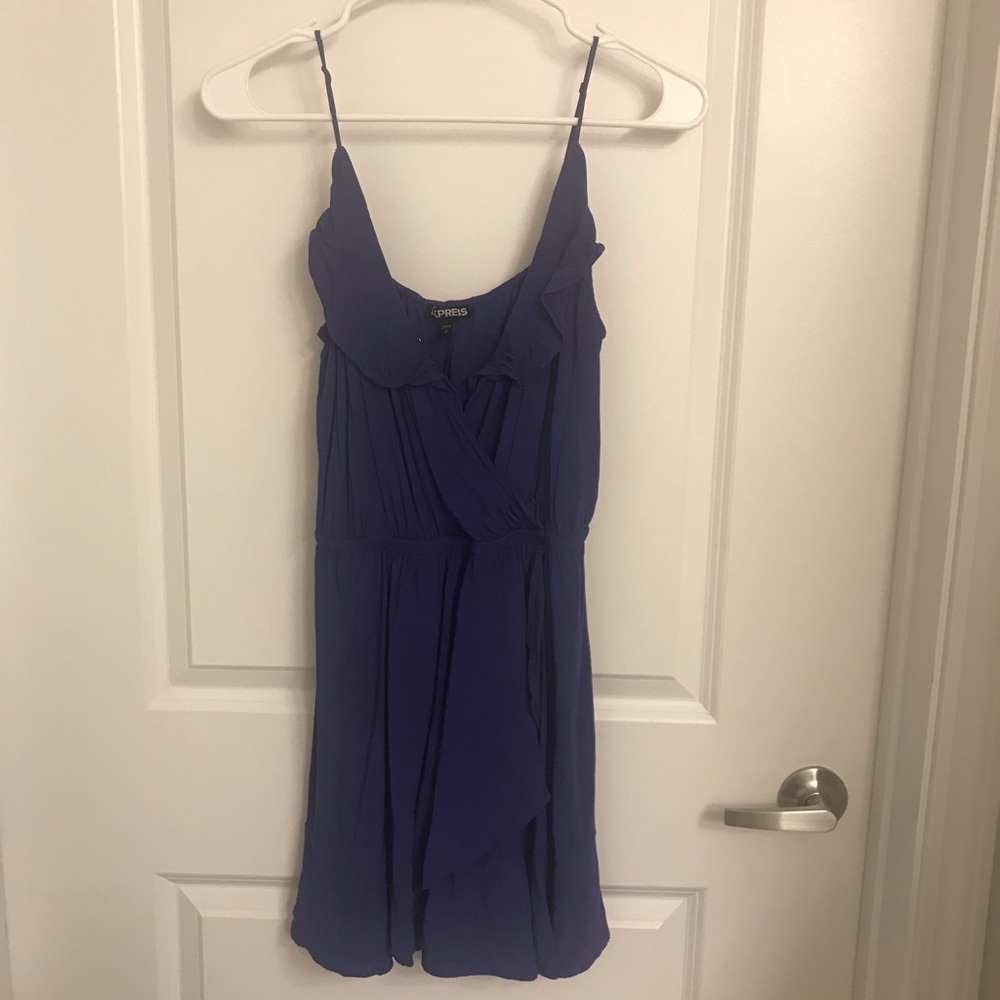 Express SP purple short dress. Worn twice!